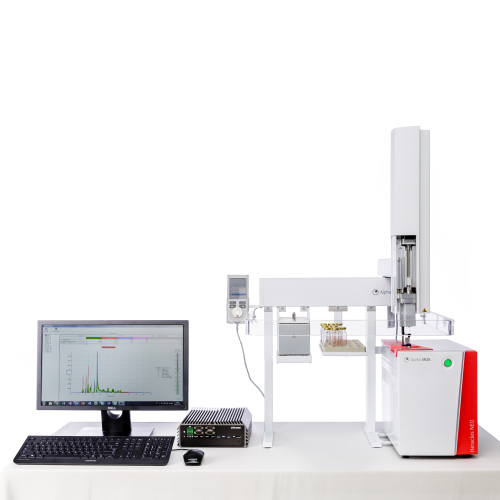 Elektronische Nase und Flash-Gaschromatograph HERACLES Neo von Alpha MOS mit Autosampler für Geruchsanalysen